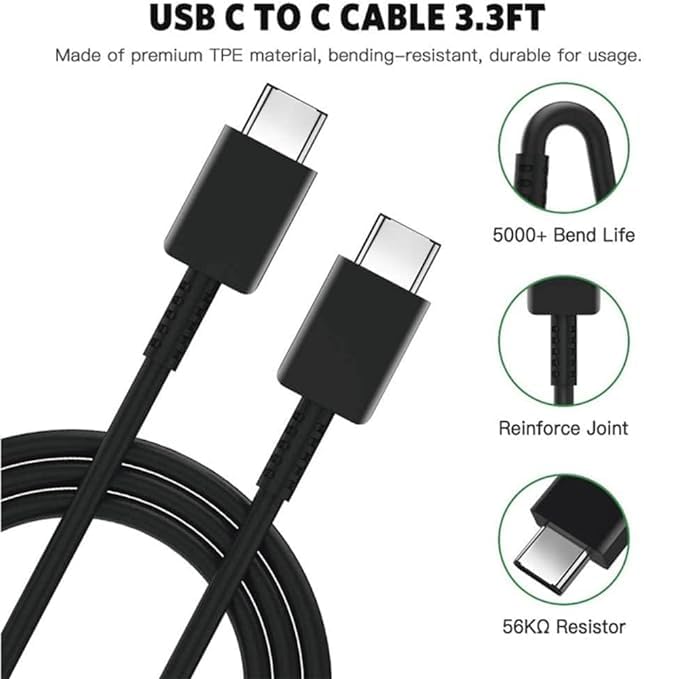 Image of Original Samsung 45w Type-C Super Fast Charger for S23, S22, S23 Ultra, S23 Plus