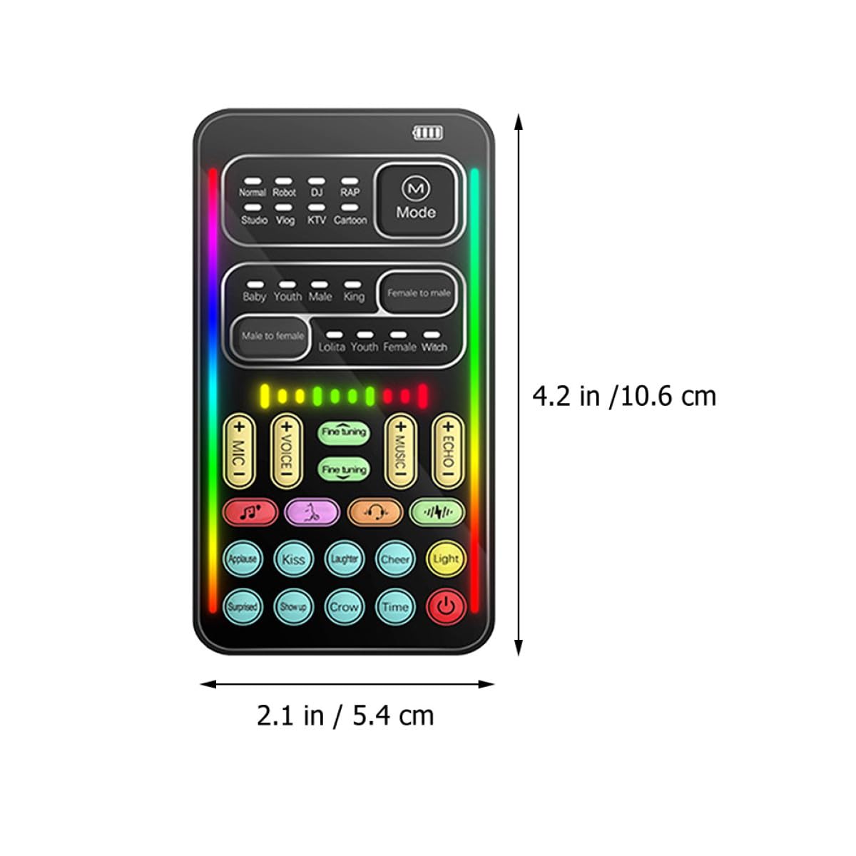Mini Scheda Audio I9 Effetto Voce per Streaming e Giochi