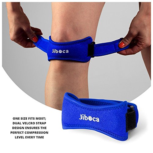 JIBOCA Fascia per Ginocchio Sportiva Tutore Rotula...