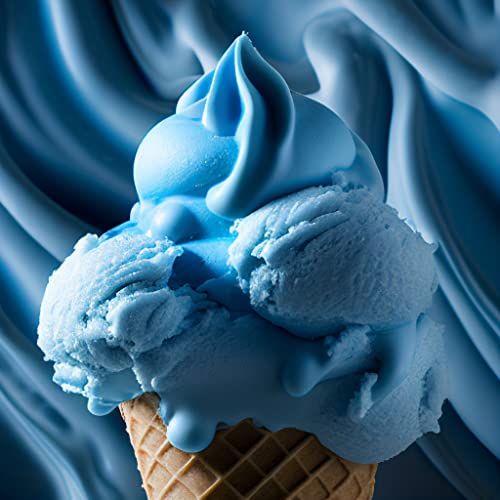 Schlumpf Eispaste Blaue Eispaste Aroma Eis Desserts Pralinen Zum Verfeinern von leckerem Eis Getränke Kuchen Kekse Tortencremes Eiscremes Inhalt 250 g – Bild 3