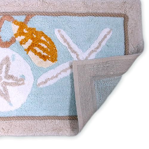 Avanti Linens - Bathroom Rug, Soft & Absorbent Bath Mat, Beach Inspired Bathroom Accessories (Seaglass Collection, 20" x 30") - Image 5