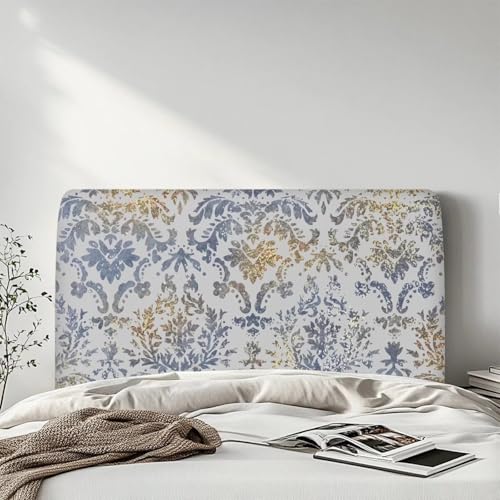 Qehuruxo Floral Pattern Bed Head Cover Dustproof Protector Cover,Soft Comfortable...