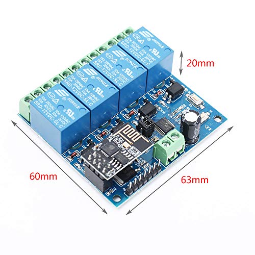 DC5V ESP8266 Four Channel Wifi Relay IOT Smart Home Phone APP Remote Control Switch main image 0