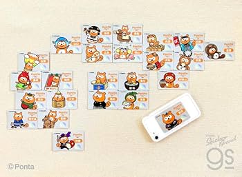 Amazon | ポンタ ご当地ステッカー 奈良 鹿 ponta カード ポン活