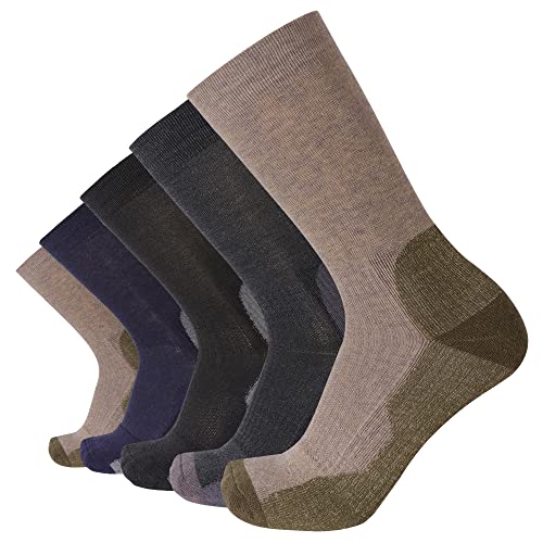 Image of EnerWear 4 Pack Women's Merino Wool Outdoor Hiking Trail Crew Sock