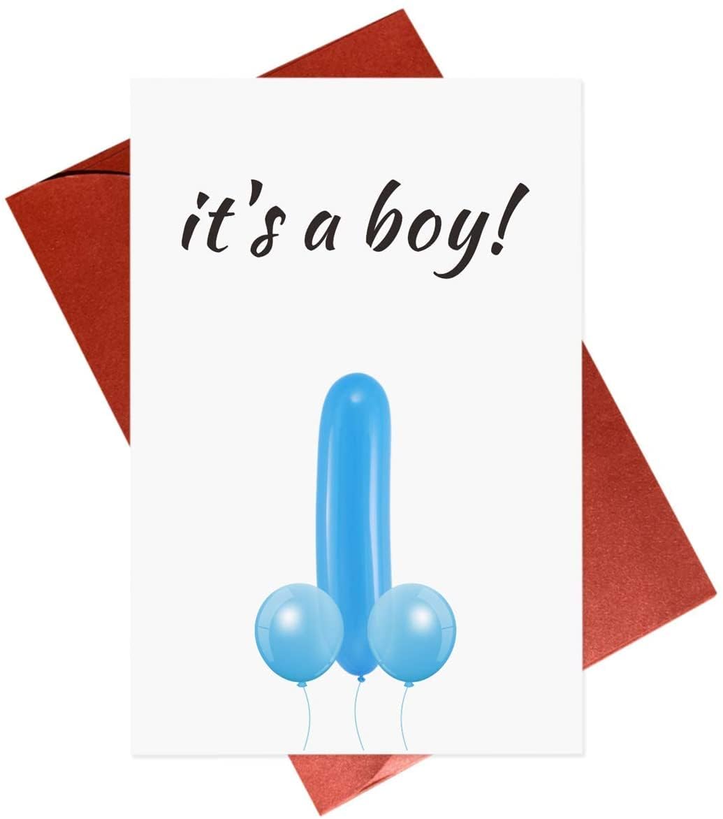 GonzeyFunny New Baby Card,Pregnancy Cards,Newborn Baby Boy Cards