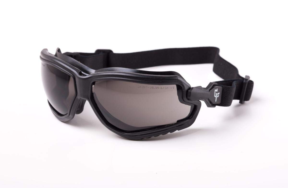 Masque Et Lunettes Airsoft EMAGEREN – Maille Acier, Confortable, Ajustable – Pour COS, Paintball, Chasse – Noir