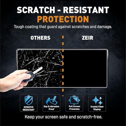 Image of ZEIR [3 PACK] Screen Protectors For TATA PUNCH 2026 FACELIFT || 10-inch INFOTAINMENT + Digital Steering + Touch AC Panel Guards || Precise Fit For ACCOMPLISHED & ACCOMPLISHED+S || Anti Scratch | Water Resistant | HD Clear | High Touch Sensitivity | New Punch 2026 Car Stereo Display Accessories 2025+ [Not Tempered Glass]