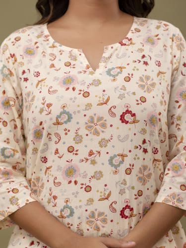 Image of feranoid Women Full Sleeves Cotton Nightsuits