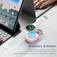 Ladegerät für Samsung Galaxy Watch,1200 mAh tragbares Ladegerät – Ansicht 7