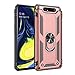 Produktbild BestST Galaxy A80 Schutzhülle, Hülle für Samsung Galaxy A80, 360 Grad Drehbar Ringhalter mit Magnetischer Handyhalter Auto Handyhülle für Samsung Galaxy A80- Rosegold