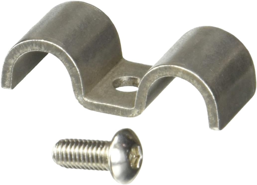 Helix 11099 3/8 Stainless Steel Double Line Clamp, 12 Pack, Clamps