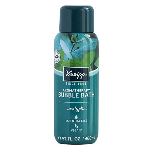 Kneipp Baño de burbujas de eucalipto, 13.52 onzas líquidas, con aromaterapia