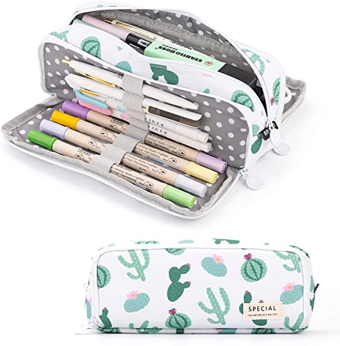 Estuche con Compartimentos,Lápices de Gran Capacidad,Estuche Unisex,Estuche para lápices con...
