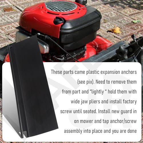 Protector para cortacésped 731-07203 compatible con MTD Craftsman Huskee y Troy Bilt 6