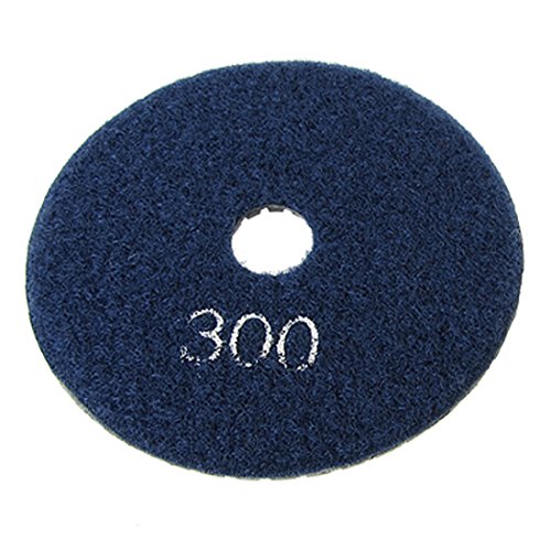Aexit granit-e Marble Abrasive Wheels & Discs Wet Dry 300 Grit Diamond Polishing Pad Black Navy Surface Grinding Wheels Blue 4