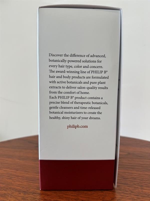 Miniatura 9 de Philip B. Sistema de refuerzo del cuero cabelludo incluye tratamiento prelavado del cuero cabelludo, champú, acondicionador sin enjuague y