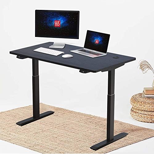 Hi5 Electric Height Adjustable Standing Desks with Rectangular Tabletop