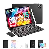 DOOGEE Tab A9 Pro Android 15 Tablet 10 Zoll 20GB RAM + 128GB ROM(2TB TF) Unisoc T310 6580mAh 8MP + 5MP Tablet mit Tastatur, Stift, Maus, Hülle, Schutzfolie/Face ID/ 5G WiFi/ 3,5mm Kopfhörerbuchse