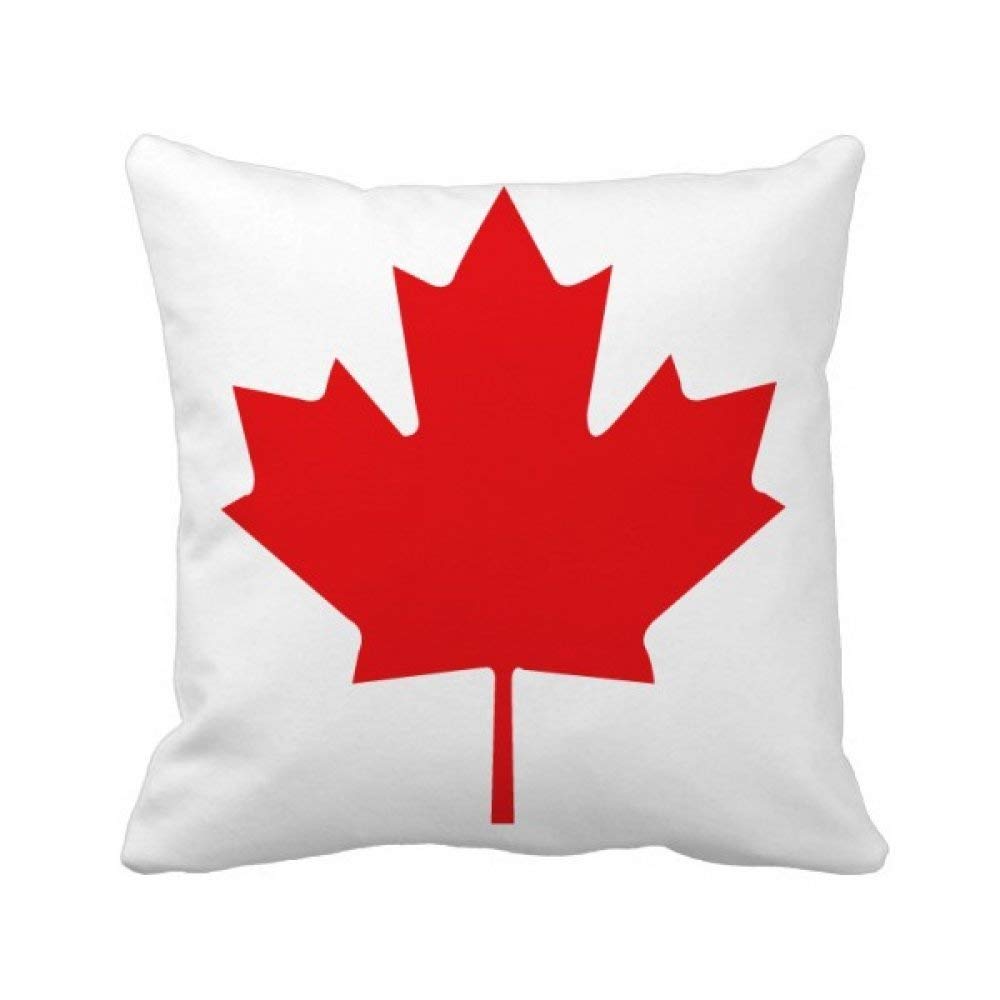 Coussin feuille d'érable rouge Canada pour raviver un canapé terne et sans vie