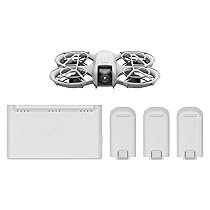 DJI Neo Combo Tre batterie, mini drone con fotocamera UHD 4K per adulti, 135g drone che vola da solo e ti segue, decollo dalla mano, tracciamento del soggetto, QuickShot, (senza radiocomando)