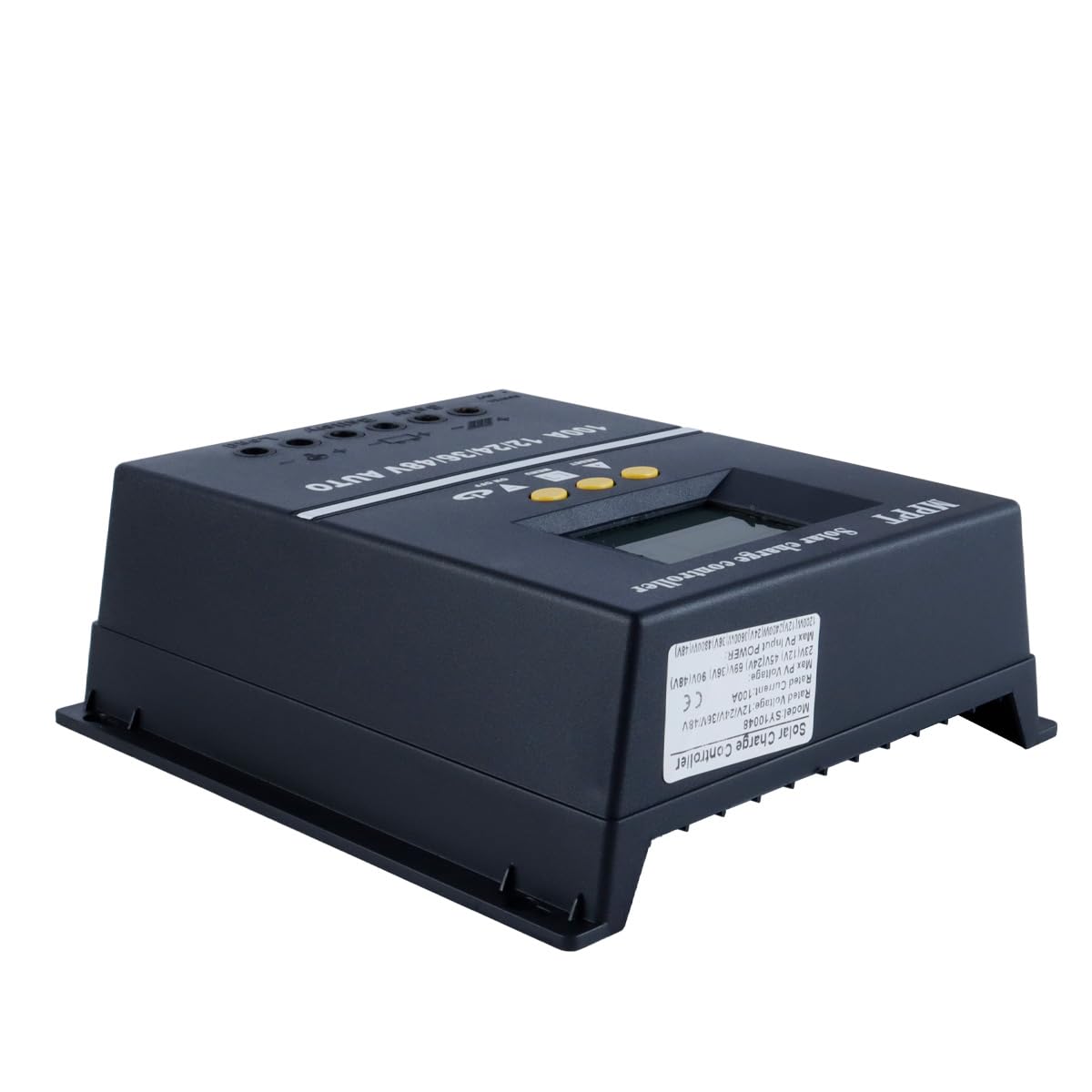 Controlador De Carga Solar MPPT De 100 A, 12 V, 24 V, 36 V Y 48 V, Pantalla LCD, Batería, Controlador Inteligente, Entrada USB Dual.