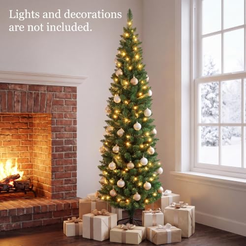 HAPPYGRILL 5FT Slim Pencil Christmas Tree - image 3
