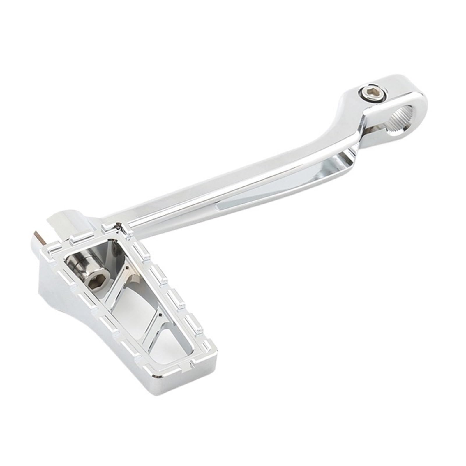 AQYHSOTW Motorcycle Gear Toe Shift Lever Shifter Peg Fit for Harley Touring Road King Electra Street Glide 1988-2023 Softail FL Black Starter Recoil(Chrome A)
