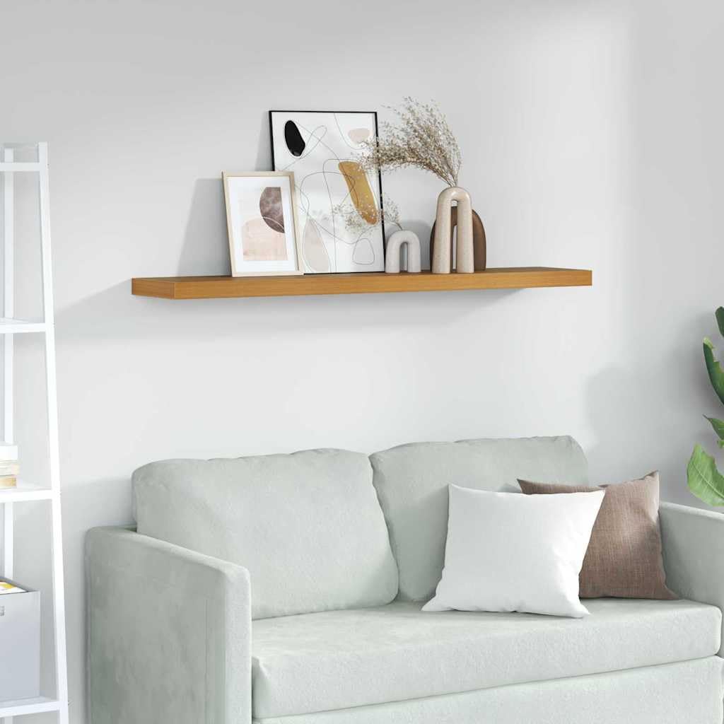 Wandregal Beige 120 x 23,5 cm Schweberegal Holzwerkstoff