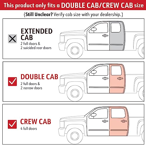 Image of MaxMate Underseat Storage Box Compatible with 2019-2026 Chevy Silverado GMC Sierra 1500; 2020-2026 2500 3500HD Double & Crew Cab, Black Rear Under Seat Extra Cargo Store Organizer | CB5C2278MX