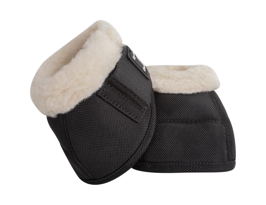 Classic Equine Dyno Fleece Bell Boots S Black
