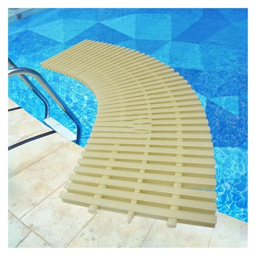 Rejilla de desbordamiento modular para piscinas exteriores en paquete de 10 unidades
