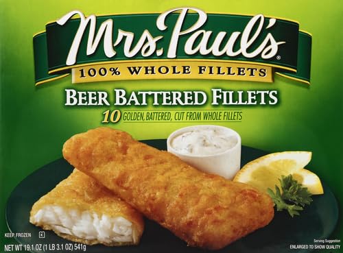 Mrs. Paul'S Crispy Beer Battered Fish Fillets, Frozen thumb #1