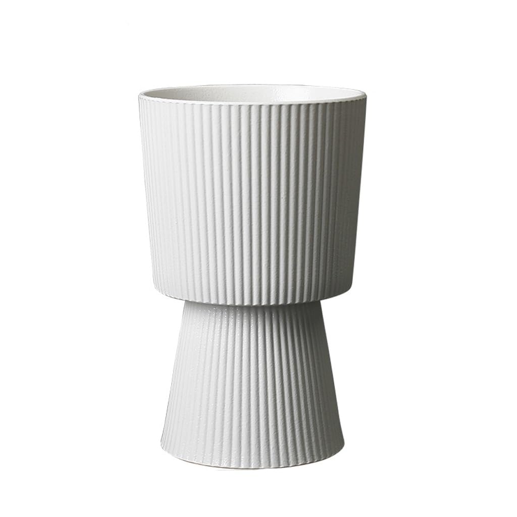 GELASIGE Flower Pots Nordic Style Flowerpots, Simple Ceramic Phalaenopsis Flowerpots, Succulent Tabletop Potted Plants Outdoor Flower Pots