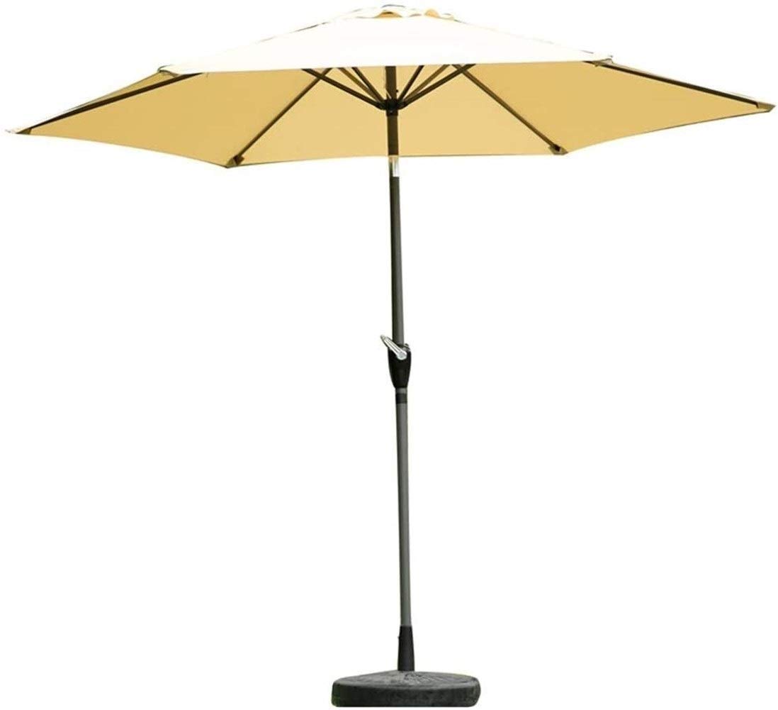 WDSOPK 2.7M Parasol - Crank and Inclined Umbrella for Outdoor, Garden, Patio, Deck or Pool Side