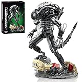 Audaxly Xenomorph Action Figures Building Set with Facehugger, Chestburster & Egg, Mech Figures Model Set with Movale Joints for Classic Poses, Horror Collection for Movie Fans & Boy Aged 6+
