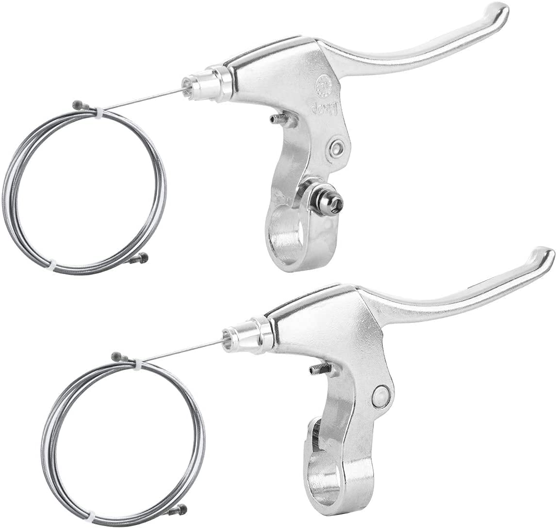 Leve Freno Alluminio Leve Freno Bici Elettrica - 1 Paio Maniglie Freni Alluminio Per Mountain Bike E Bici Da Strada Leva Freno Bici Manubrio 22.5mm Mountain Bike Ricambio