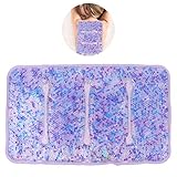 Hot and Cold Large Gel Bead Pack by FOMI Care | 20” x 12” | Ice Therapy for Back, Shoulder, Knee, Thigh Pain Relief | Premium Reusable, Oversized Wrap and Compress | Freezable, Microwaveable