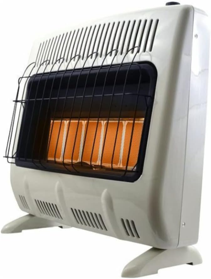 Mr. Heater 30,000 BTU Vent Free Radiant Propane Heater (Heats up to 1000 Sq.ft., Battery Powered Electronic Ignition) (Off White, 2 Pack) (2 Items)