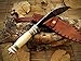 HUNTEX Brand New Handmade Hand-Forged Twist Pattern Damascus Steel 15 Inch Long Camel Bone Handle Razor Sharp Hunting Camping Gorgeous Roundscale Kukri Knife w/Genuine Leather Sheath