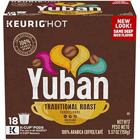 Yuban Gold Original Medium Roast Coffee K-Cup Pods 72 Pods, 18 Count (Pack of 4) Cover