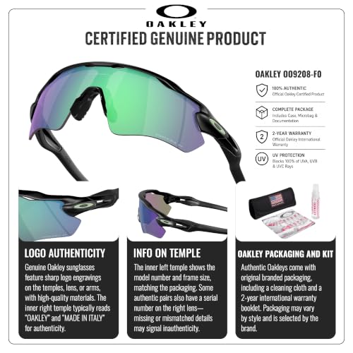 Image of Oakley RADAR EV PATH OO9208 Shield Sunglasses With Official Eyewear Kit
