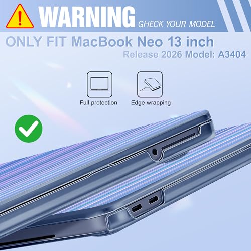 Coque MacBook Neo 13 A3404 May Chen avec protection clavier