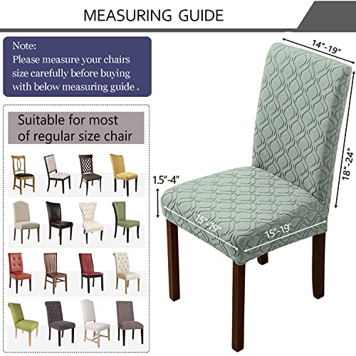 LANSHENG Dining Chair Covers, Stretch Chair Covers for Dining Chairs 4 - Image 2