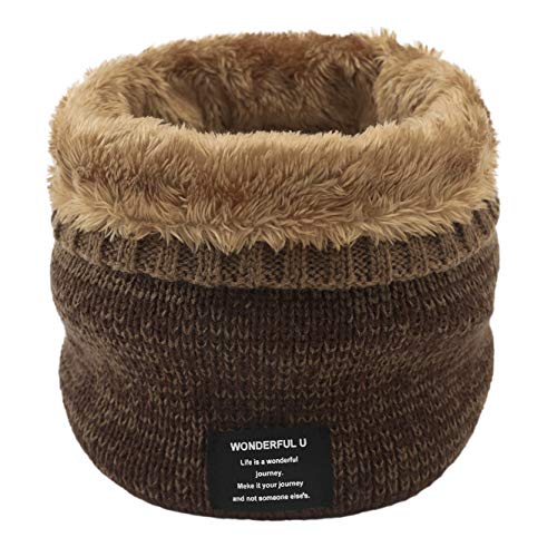 FairDew Thermal Neck Gaiter for Men Women, Cold Weather Neck Warmer for Winter, Face Mask Neck Snood for Men Women