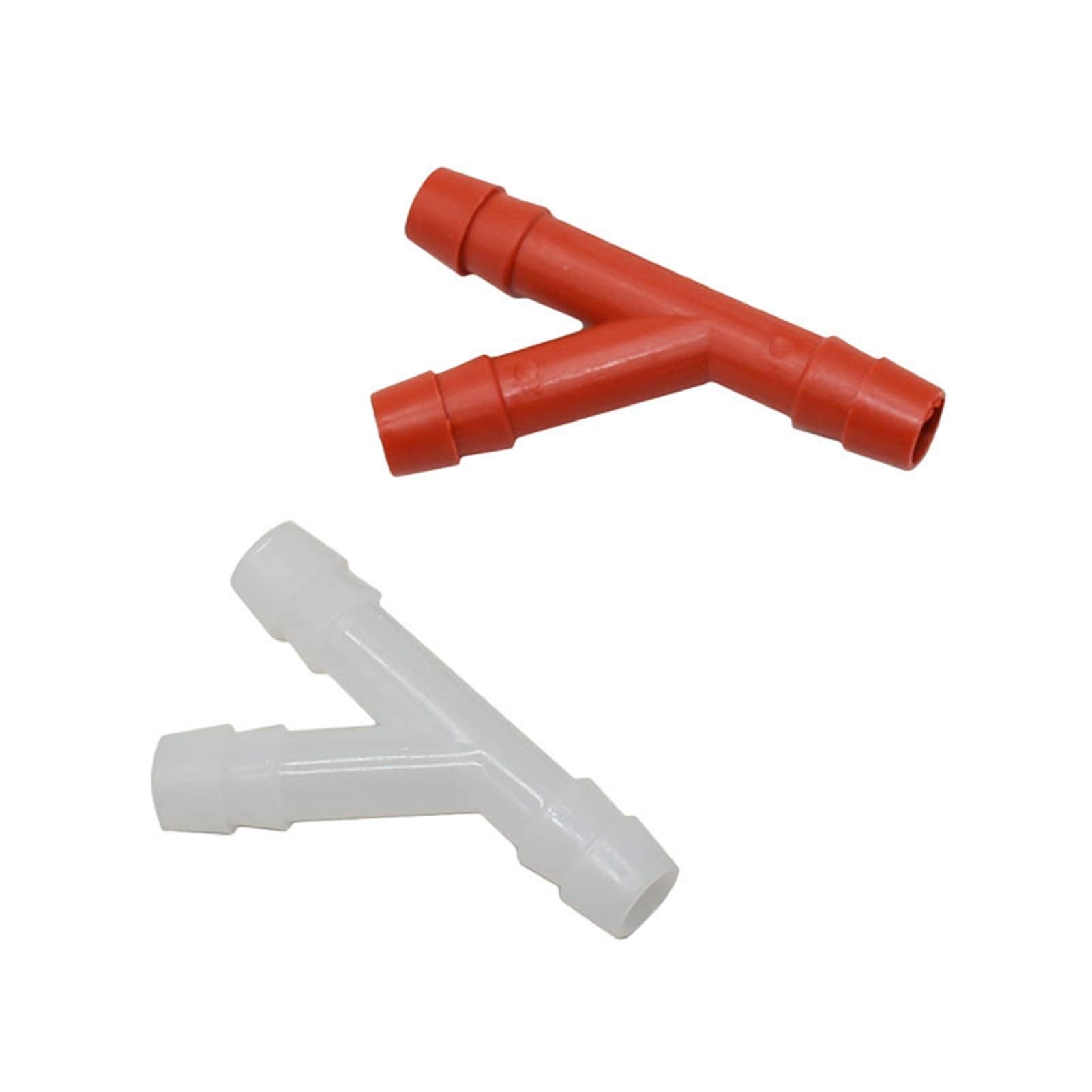 Tuyau d'arrosage 10mm séparateur d'eau 3 Voies Y ardillon Tee Irrigation Jardin Tuyau d'irrigation Goutte à Goutte connecteur Raccords 300 Pcs Irrigation Industrielle (Color : White)