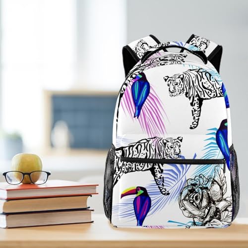 Sac à dos pour ordinateur portable et oiseau protégeant vos objets de valeur