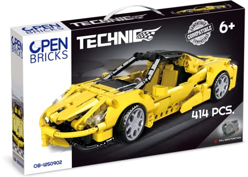 Preisvergleich Produktbild OPEN BRICKS - Sports Car Yellow OB-WS0902