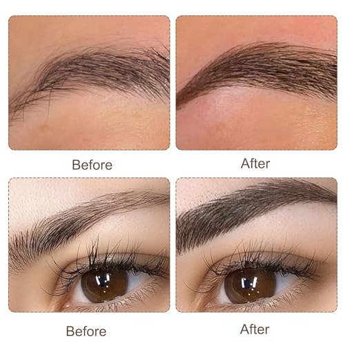 LINXINS Brown Mascara Waterproof, 5D Brown Waterproof Mascara, 4D Silk Fiber Lash Mascara, Extra Long Lash 5D Mascara and Thick, for Long Lasting Curling Lengthening and Volumizing - Image 5