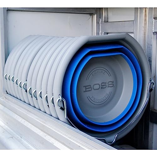 Seau Boss grand volume contenant plastique pour lavage auto et ménage intérieur